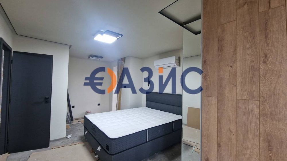 Апартамент с 1 спалня без такса поддръжка в центъра на Равда, 54 кв. м