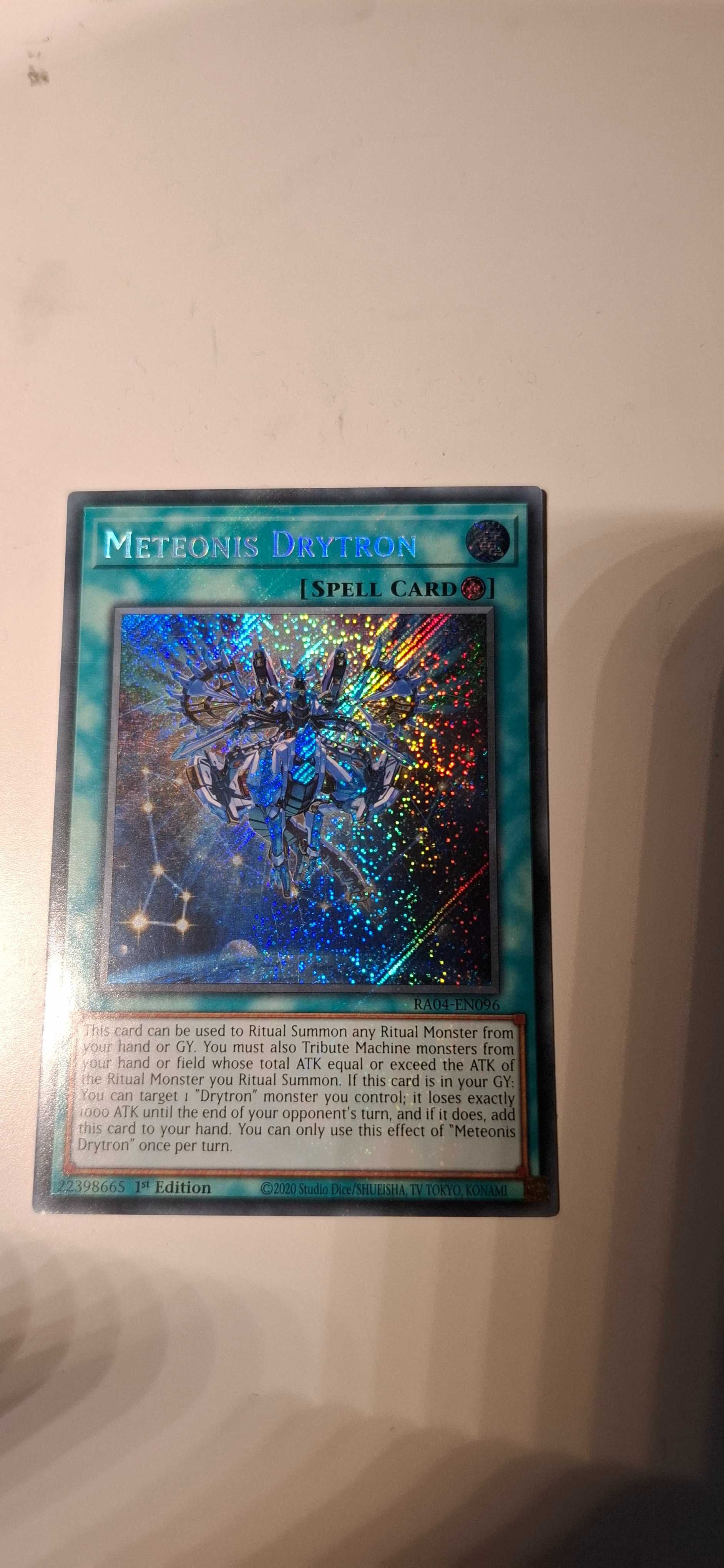 Yu gi oh карта Meteonis Drytron 1st edition psa 9.5