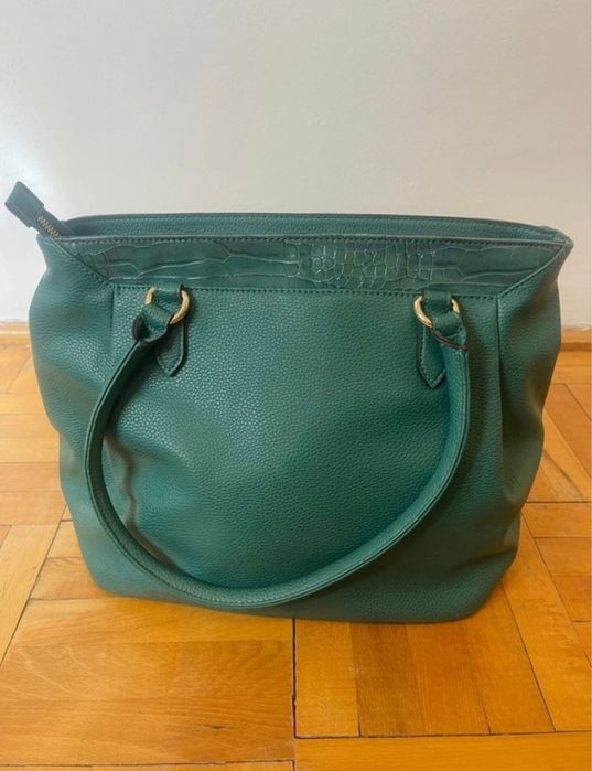Geanta mare originala Guess turcoaz