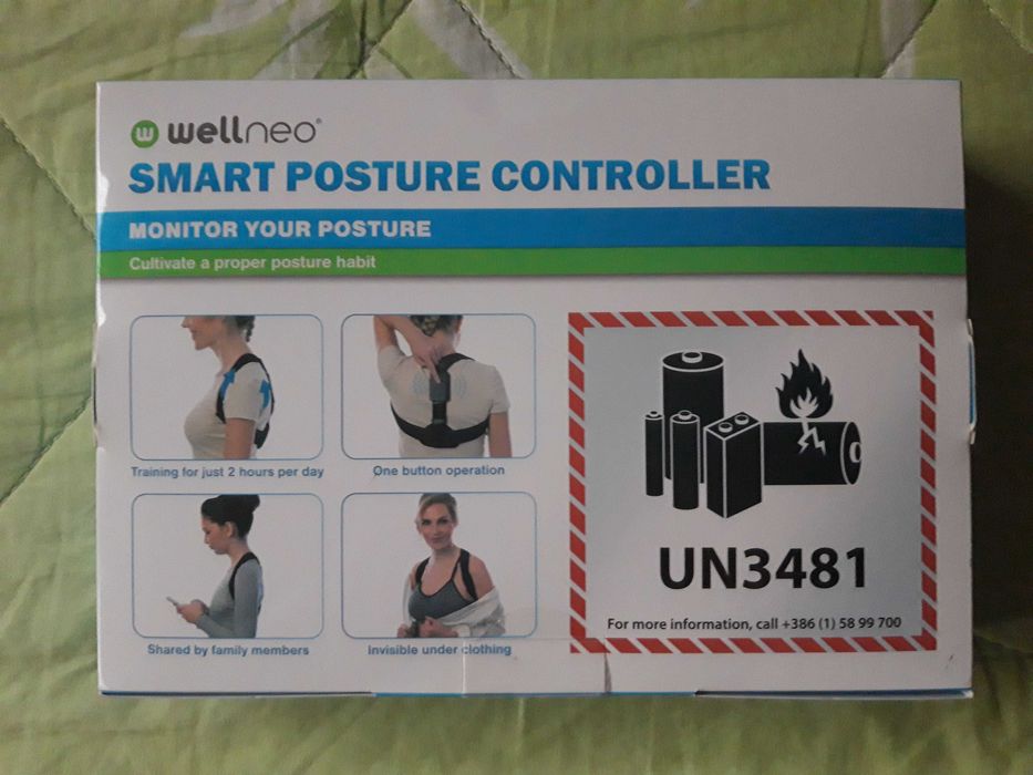 Продавам НОВ колан за изправяне на стойката WELLNEO SMART CONTROLLER