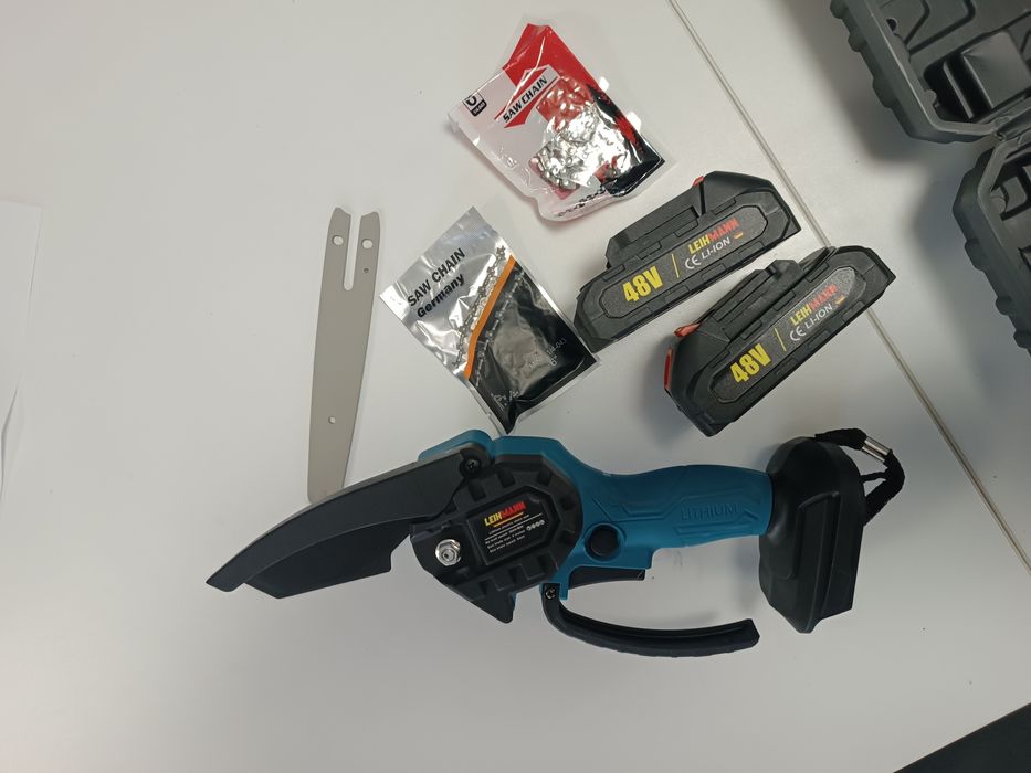 Mini drujba electrica 48V!!! 2 bateri 2 lanțuri