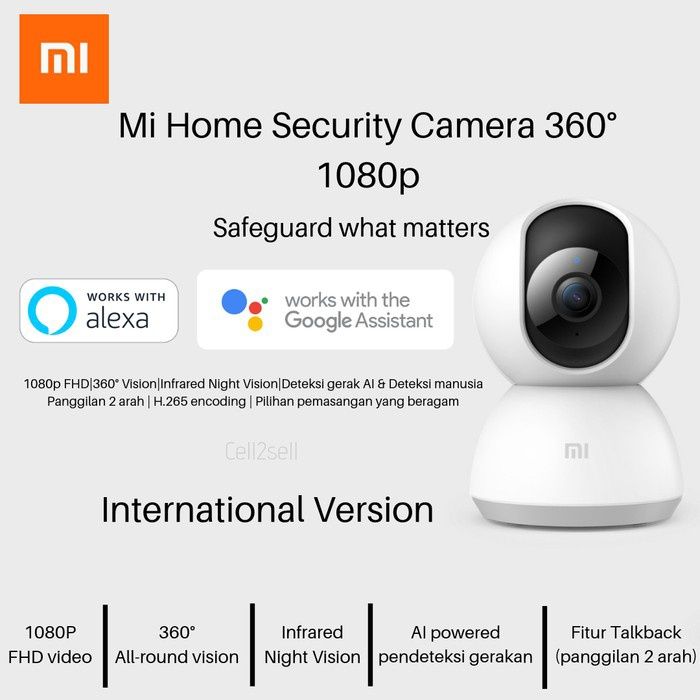 Wifi kamera smart XiaoMi 1080p (2mp) OPTOM