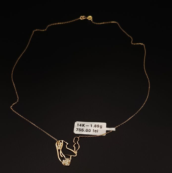 Lanț dama 14K , gramaj 1,89