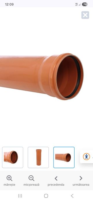 Teava PVC pentru scurgere canalizare exterioara 315