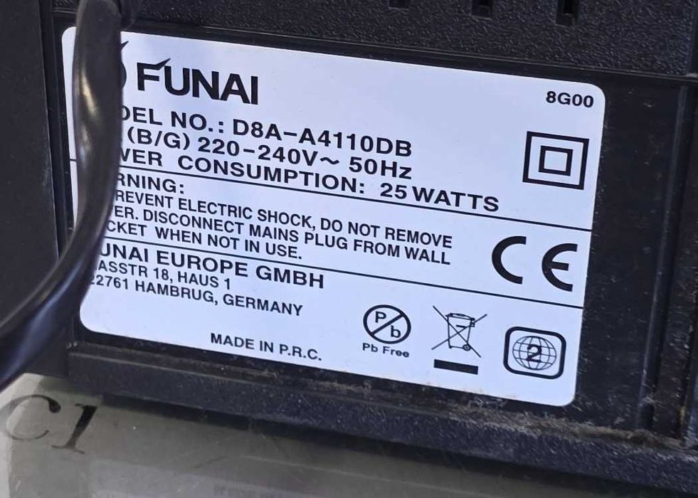 Player video VHS Funai D8A-A4110 cu dvd recorder