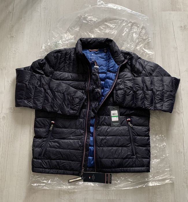 Geaca L Tommy Hilfiger  Midnight Blue Lightweight Puffer Down Jacket