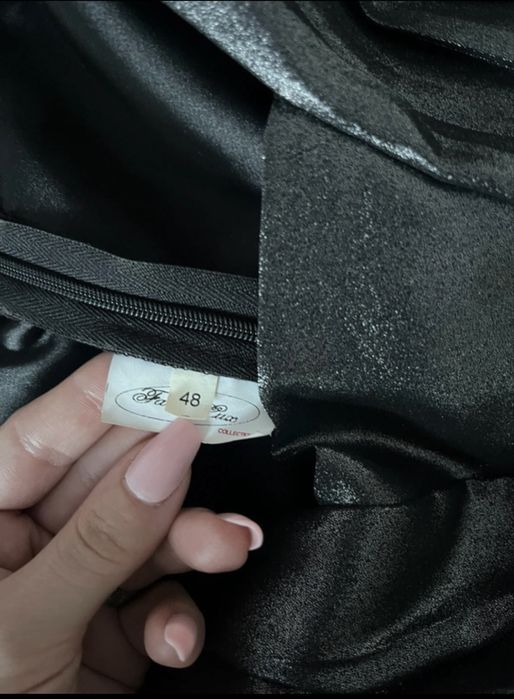 Rochie evenimente fir metalizat de culoare gri