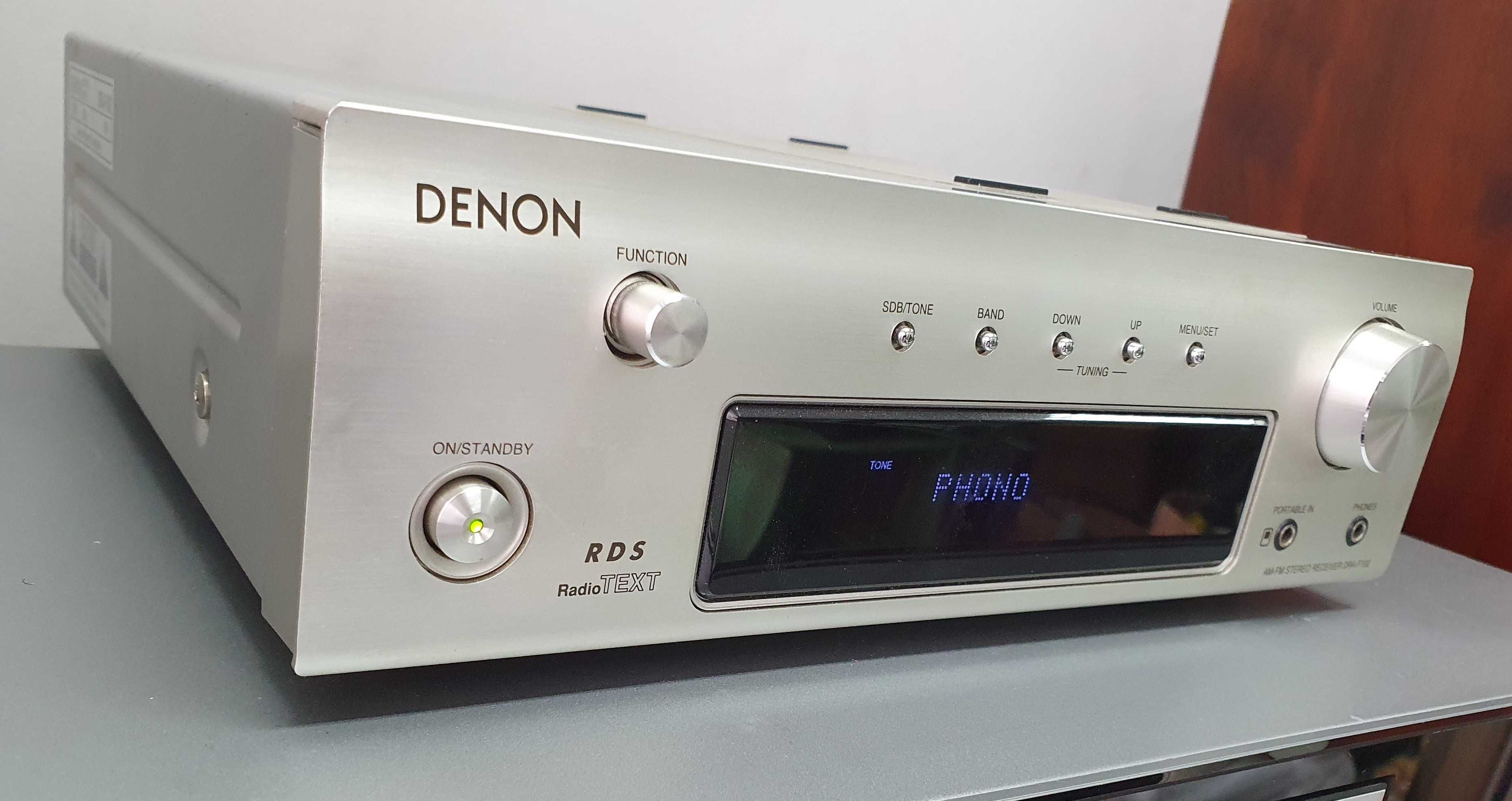 Denon DRA F 102 muzica film amplif mini sunet de exceptie