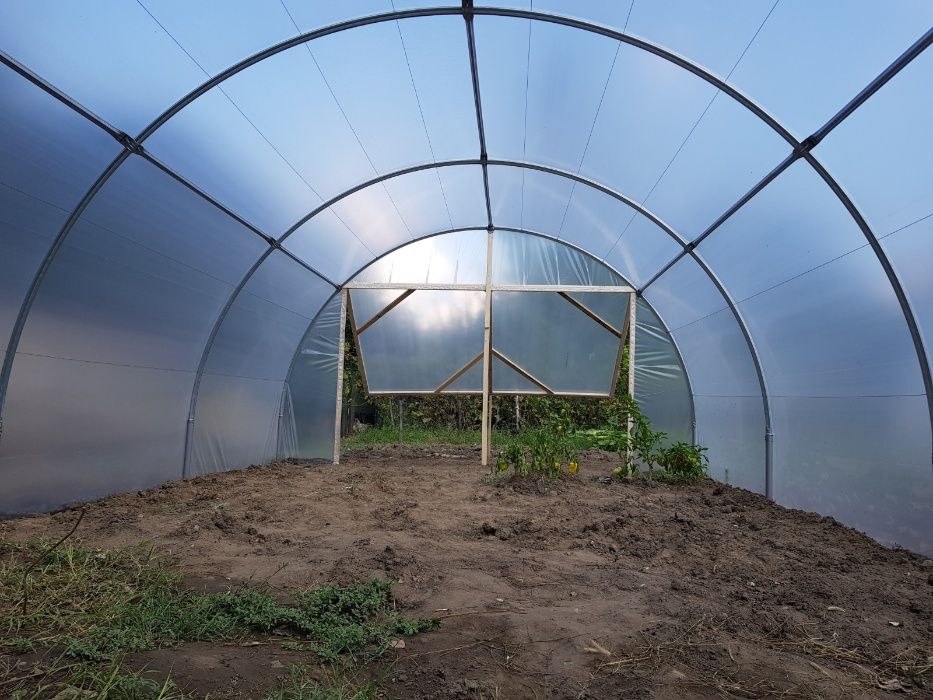 Solarii pt. gradina legume si flori 8x4x2.5m. Fara sudura.