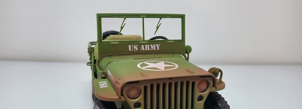 Machetă Willys jeep 1/18