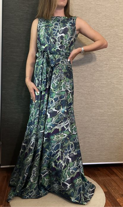 Rochie Efect verde, lunga