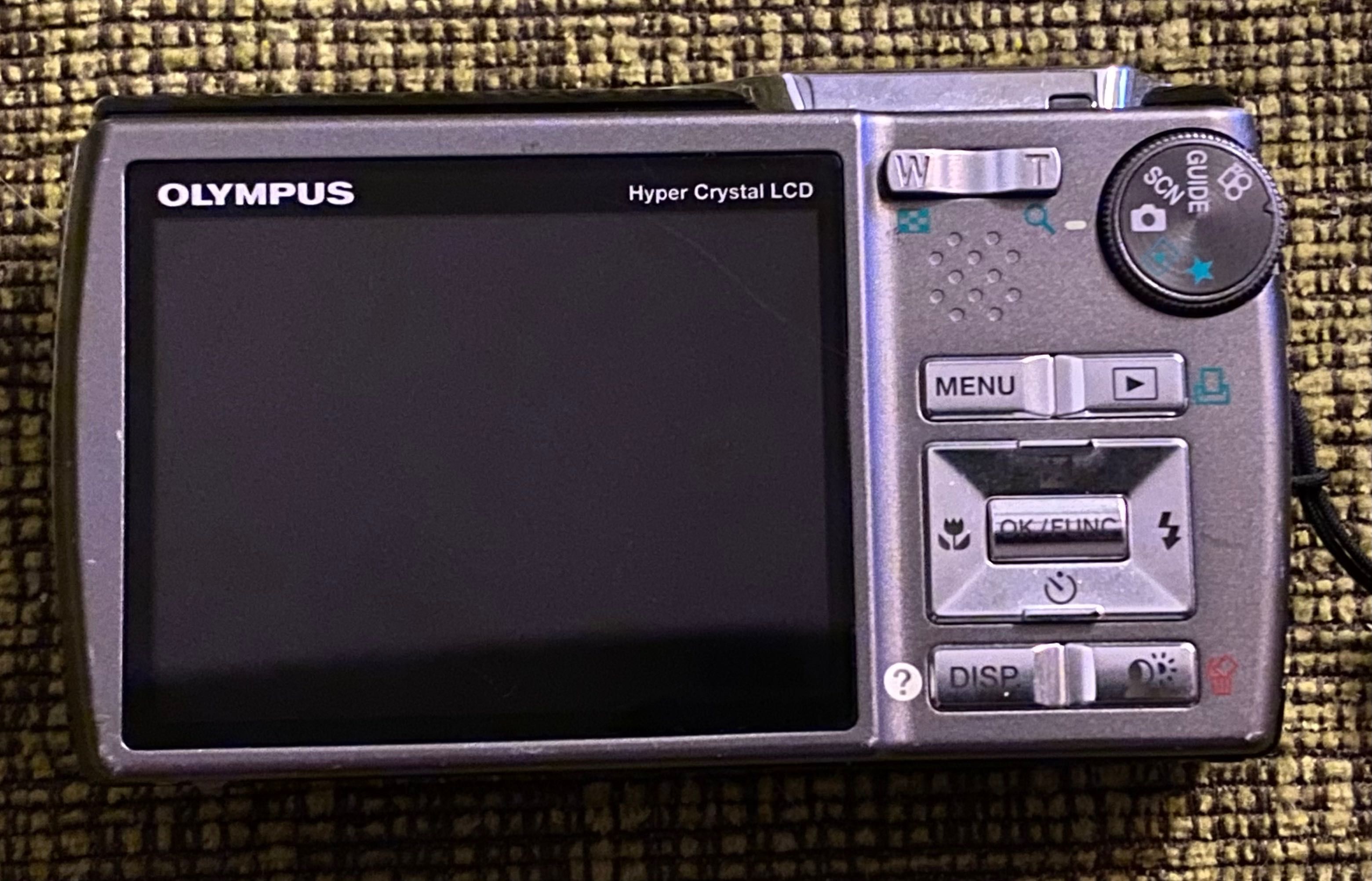 Vand aparat foto digital Olympus µ 830, 8 MP, negru + husa protectie
