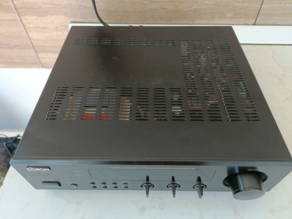 Denon DRA F 100, amplificator, amplituner, intrări auxiliare, sunet fb