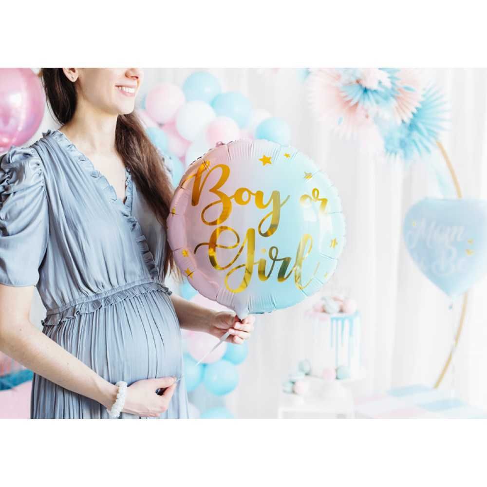 Boy or Girl Gender Reveal cu Confetti