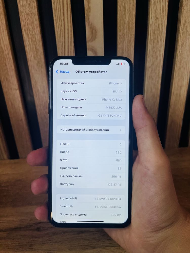 Iphone xs max 256gb xolati yaxshi