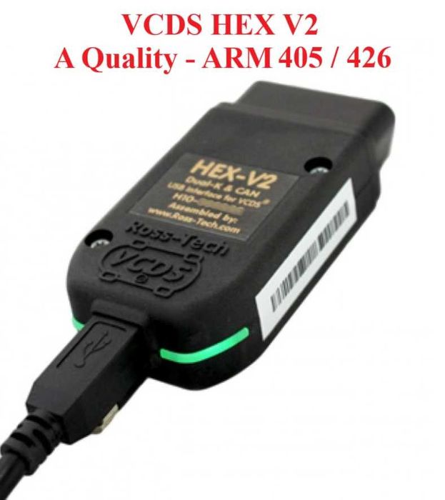 Interfata diagnoza VCDS HEX-V2 ARM Chip pt VW, Audi, Skoda si Seat