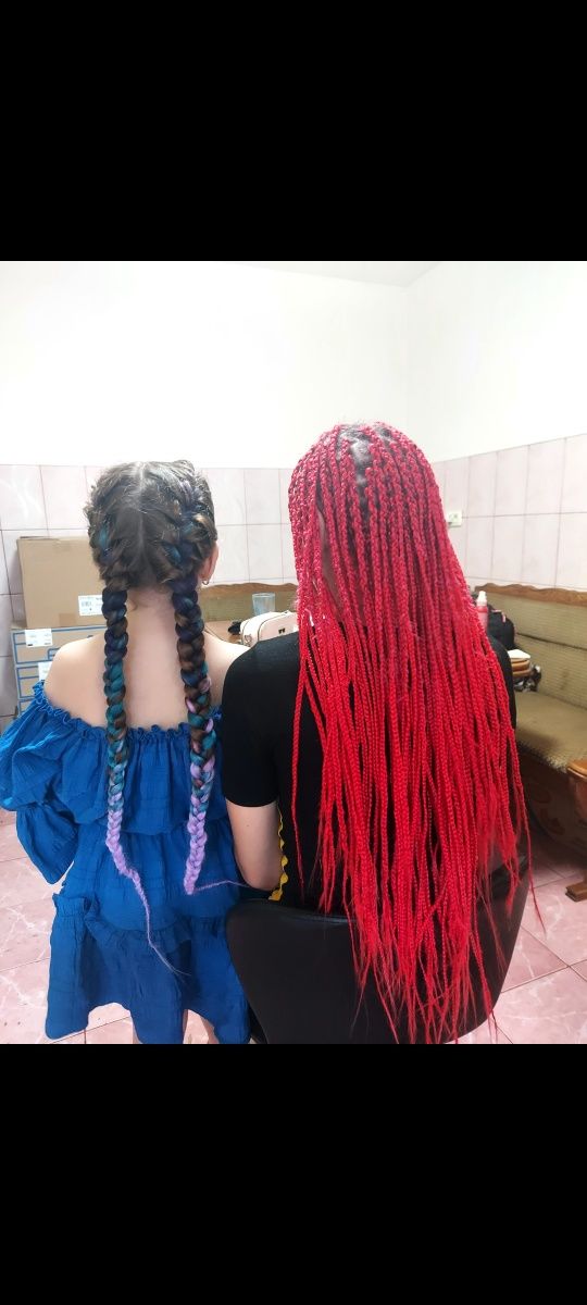 Codițe afro box braids