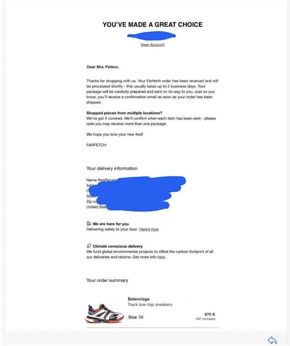 ОРИГИНАЛНИ! Balenciaga Track / 38