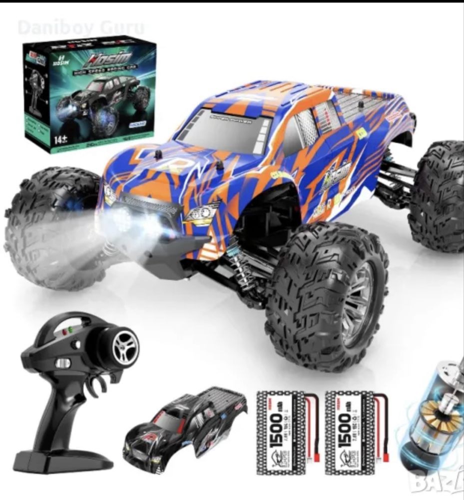 RC  1:10 Hosim RC Monster Truck 48+ KMH 4X4 Off-Road RC