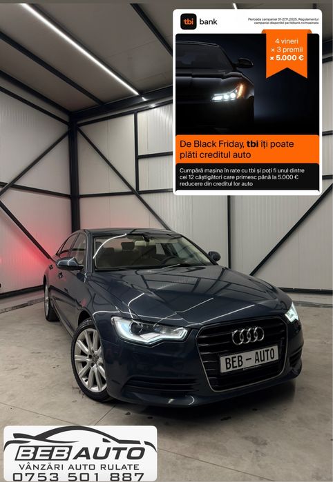 Audi A6 C7  Sedan /  2.0 Tdi E5 / Piele /  RATE FIXE