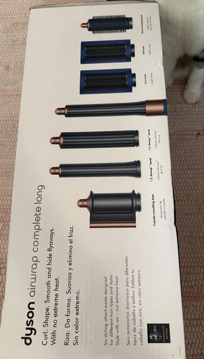 Multistyler Dyson HS05 Airwrap Complete Long, Albastru de Prusia/Cupru