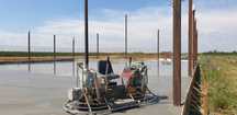 Turnari Beton Finisat  mecanic cu Elicopter si cuart, platforme