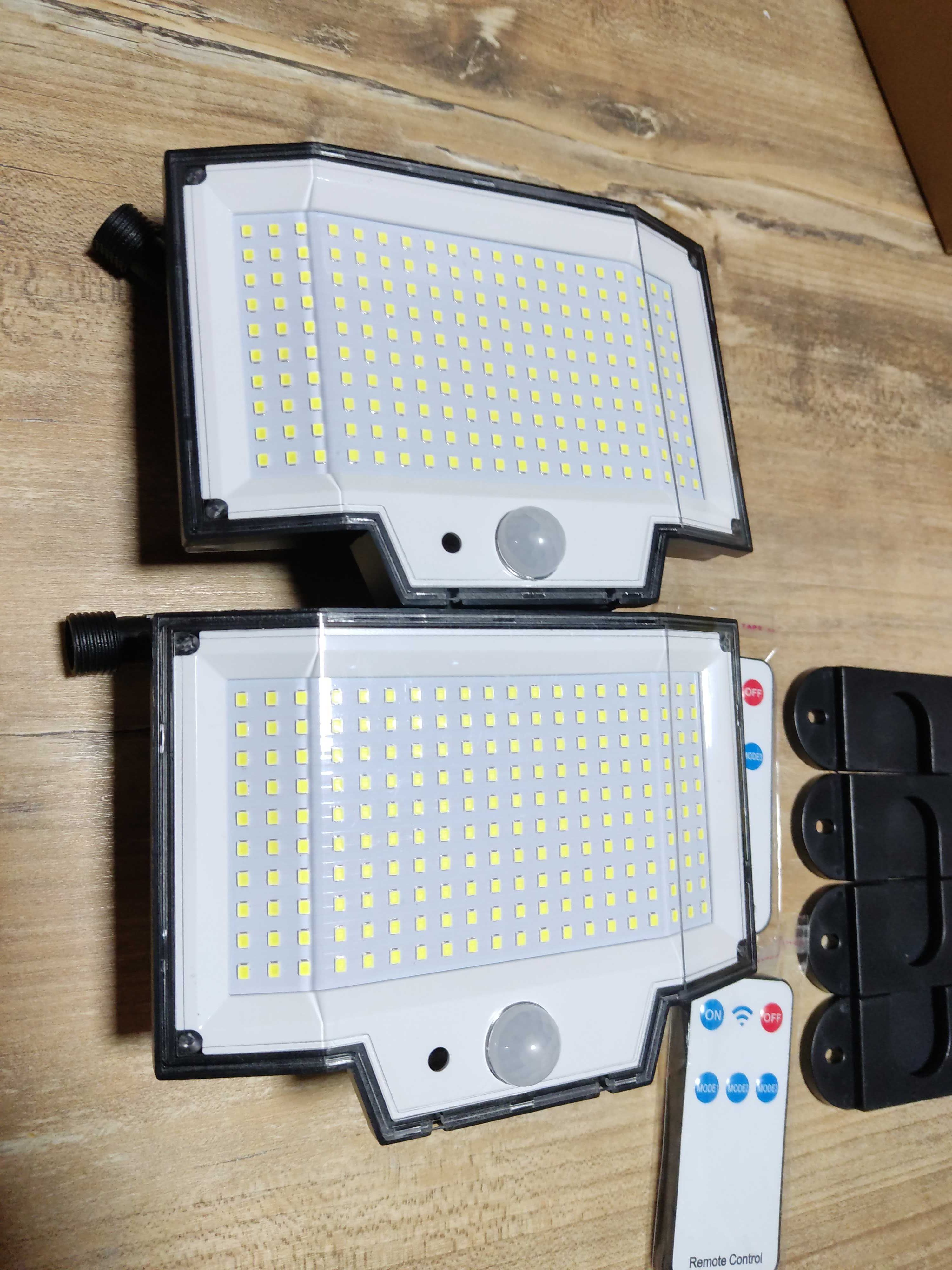 Set 2 lampi solare cu senzor miscare pentru exterior, IP65, Negociabil