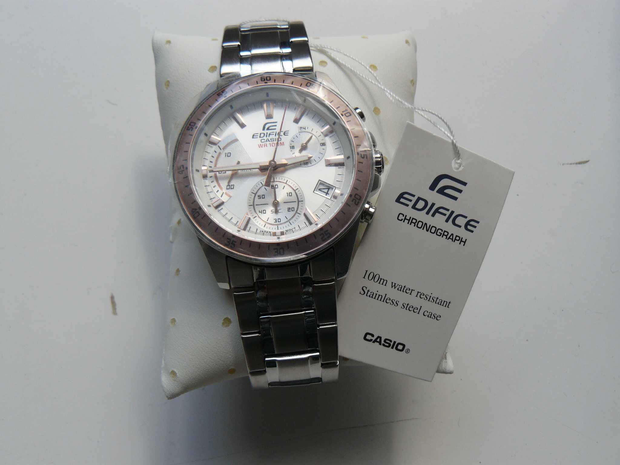 Ceas Barbati CASIO EDIFICE EFV-540D-7BVUD Original Quartz Nou In Cutie