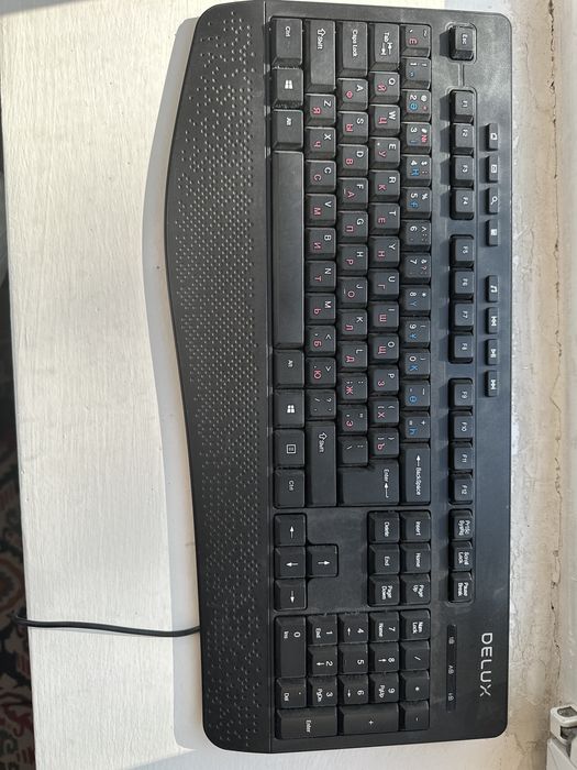 Клавиатура Delux DLK-6060UB черный