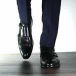 Pantofi monk 44 44.5 premium S'Oliver NOI piele naturala moale