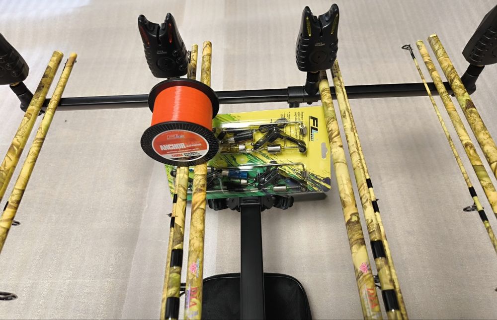 SET Complet Pescuit la Crap DIAMANT CAMO 3.90 3 tronsoane