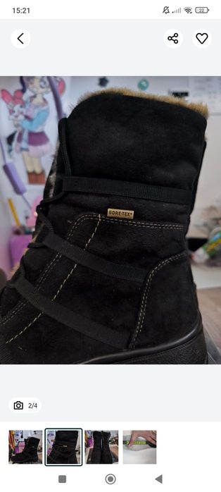 Cizme/ghete impermeabile Ara goretex 38,5