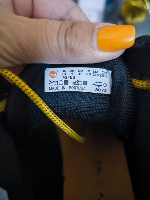 Bocanci baiat Timberland Field Trekker Mid - piele nubuc-37