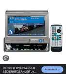 CD Player auto Pioneer AVH 6400CD,ecran retractabil adaptor BT Usb