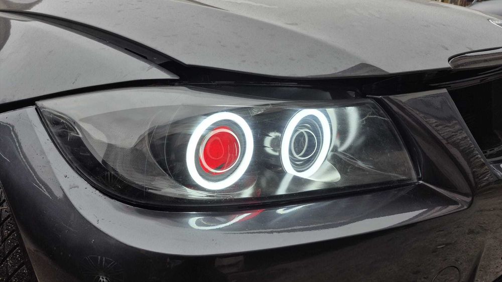 Kit Lupe Bixenon + kit Led 120W+Angel eyes LED Cotton BMW E90/E91/E92