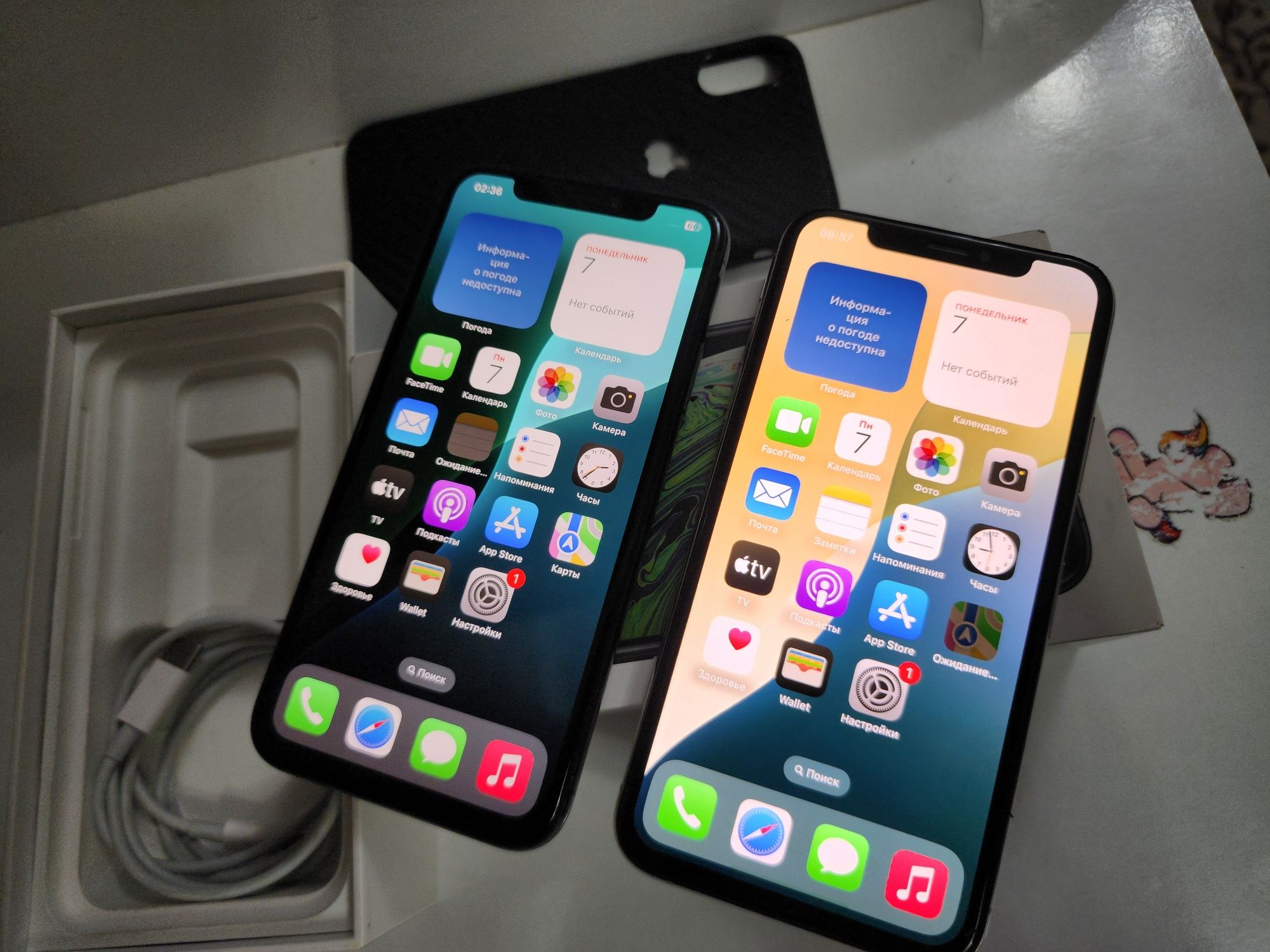 Iphone XS Black 64GB Bat 76% Face True ton Bor ideal