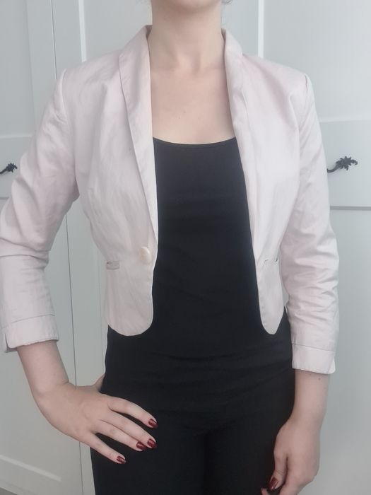 Сако H&M в много бледо розово