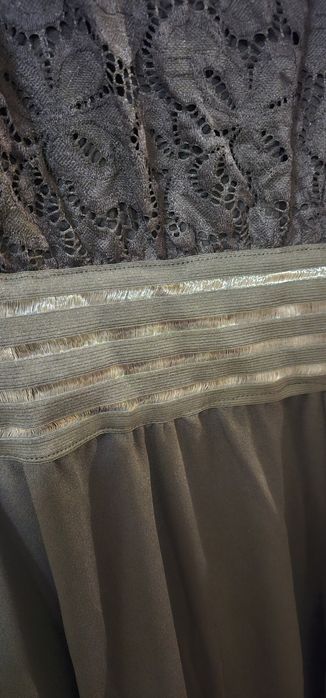 Нова дълга черна рокля Bianca