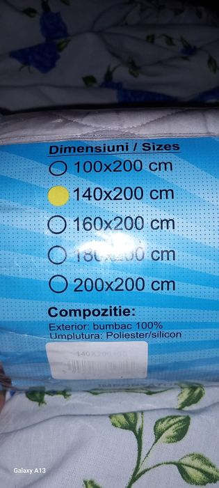 Protecție  matlasată impermeabila