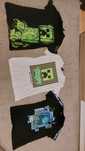 3 tricou MINECRAFT ORIGINAL MICROSOFT mojang pret  3 b 100 lei 1B 40Le
