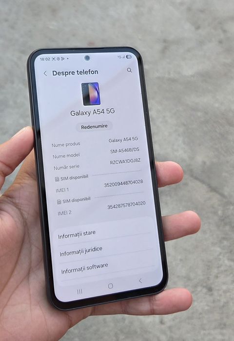 Vănd Samsung Galaxy a54 ca nou