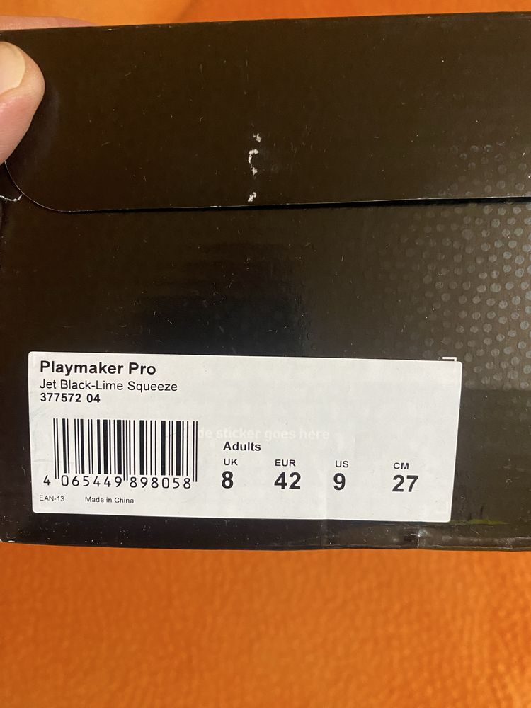 Puma Playmaker Pro - размер 42 - 27 см. стелка
