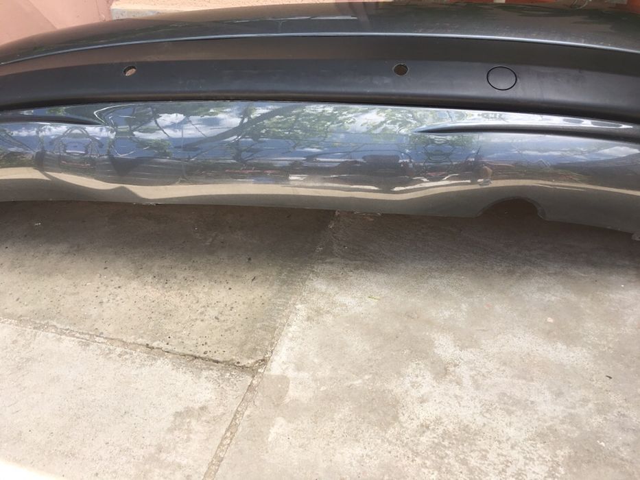 Bara spate peugeot 207 ORIGINALA + bandou protectie negru