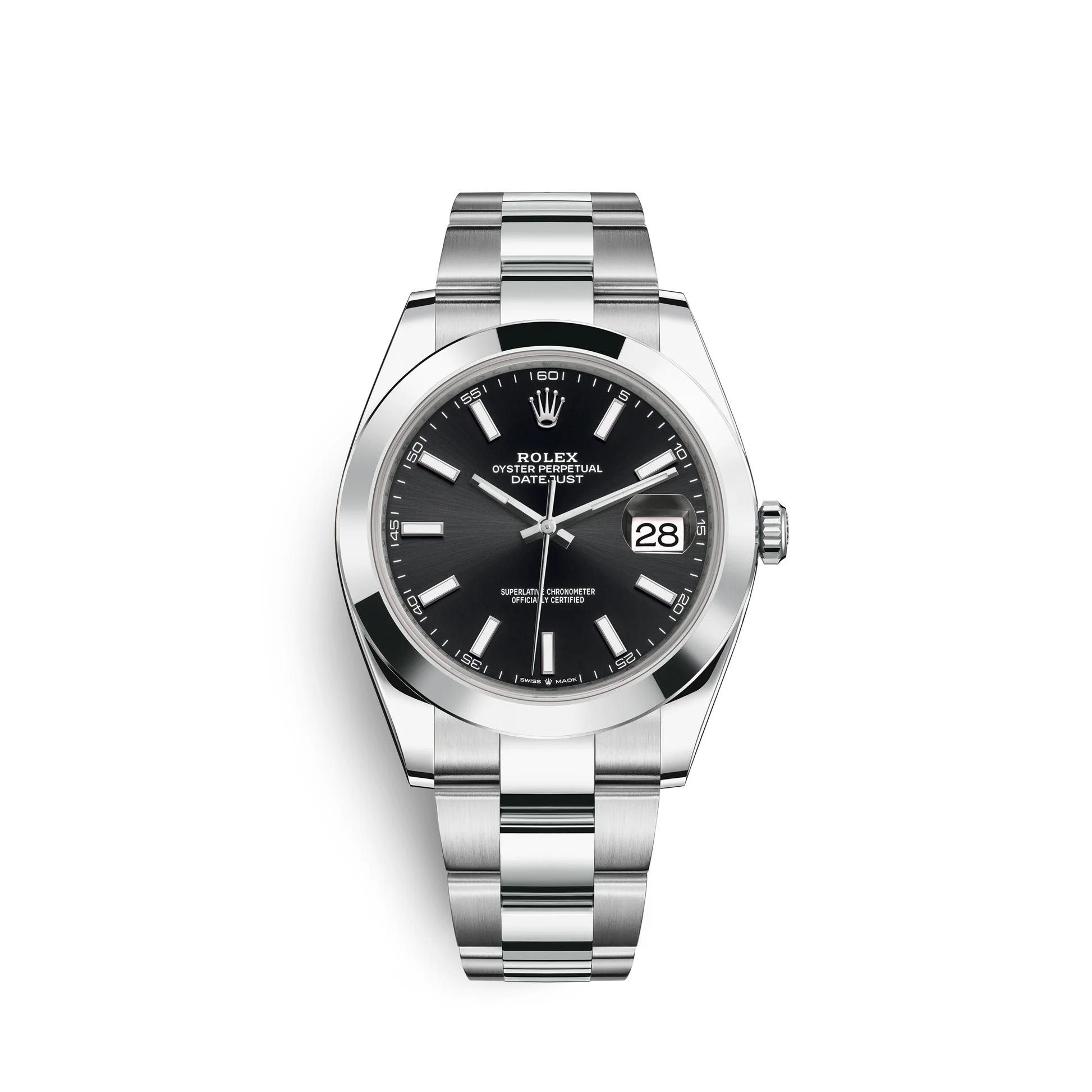 NEW Rolex Datejust 41mm Steel 126300 Black