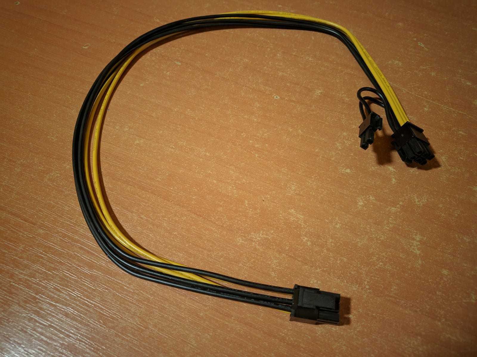 Cablu sursa modulara Molex 6p la (6+2)p pt Pcie,ASIC,RIG,Riser 350W