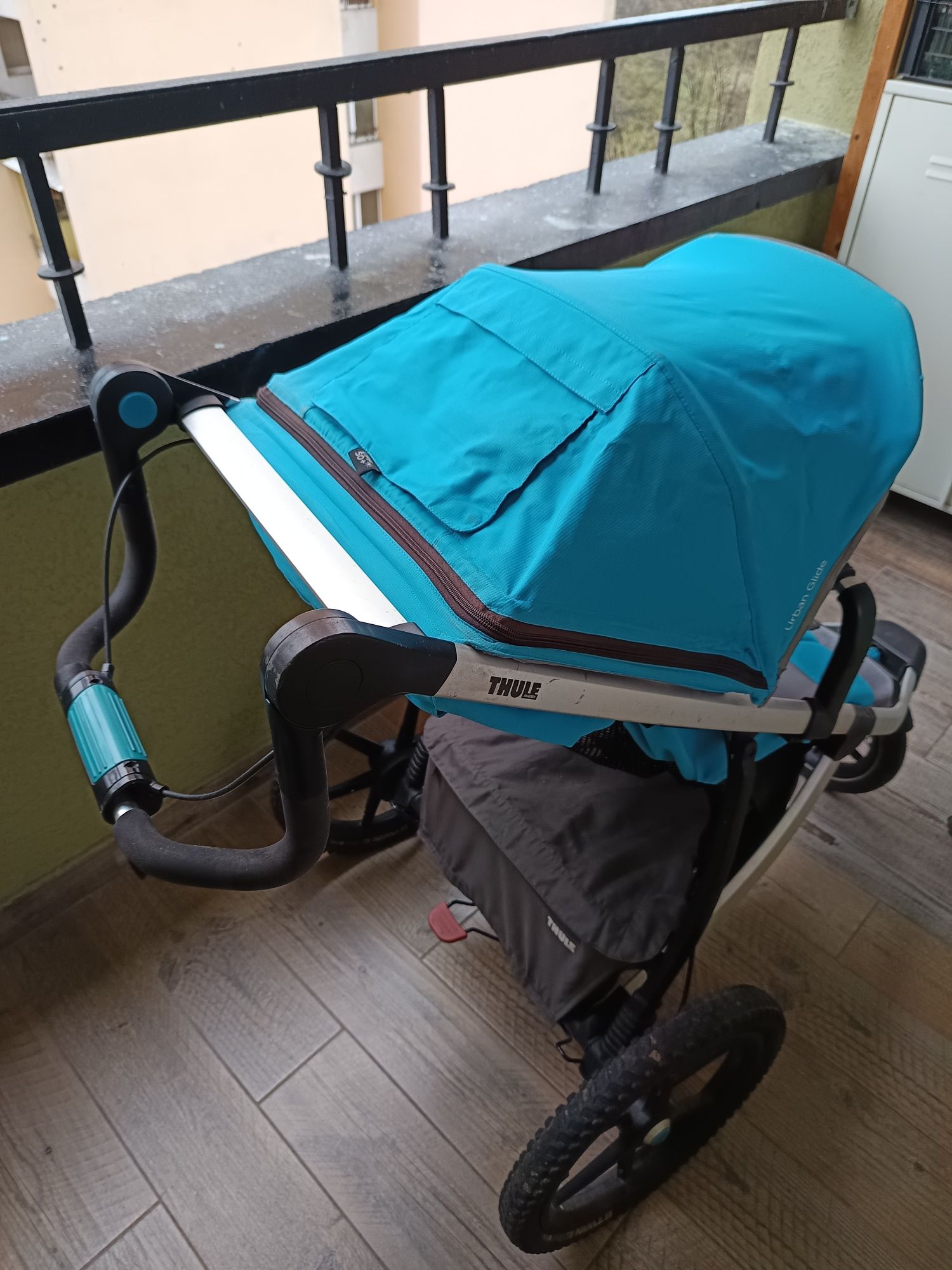 Детска спортна количка Thule urban glide синя и всички аксесоари