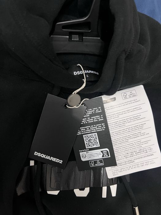 Dsquared2 icon tape hoodie