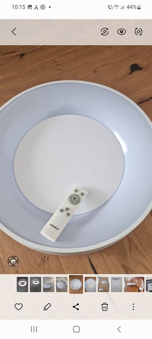 Vand 3 bucati Plafoniera Led Rabalux Ceilo alb led 38 W cu telecomanda