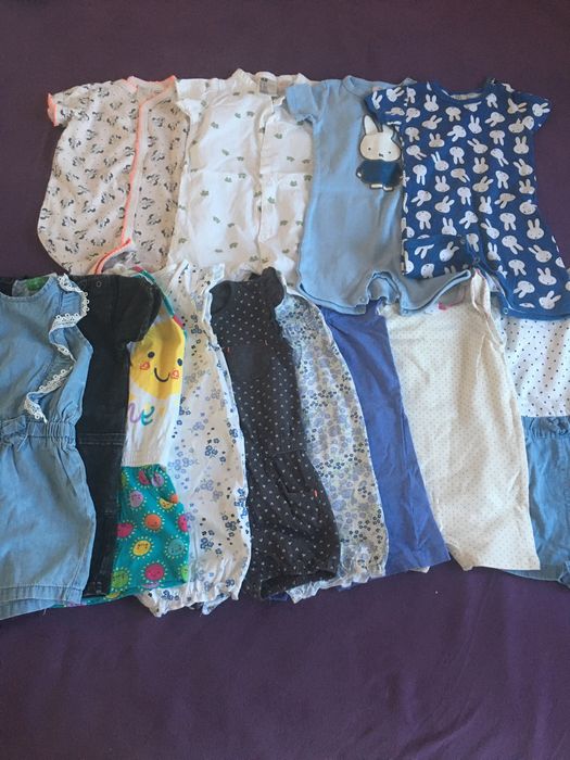 Lot salopete scurte marimea 86