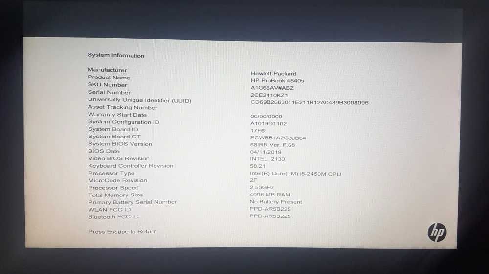 Placa de baza HP ProBook 4540s 4740s 4440s 4441s 683495-001 functional